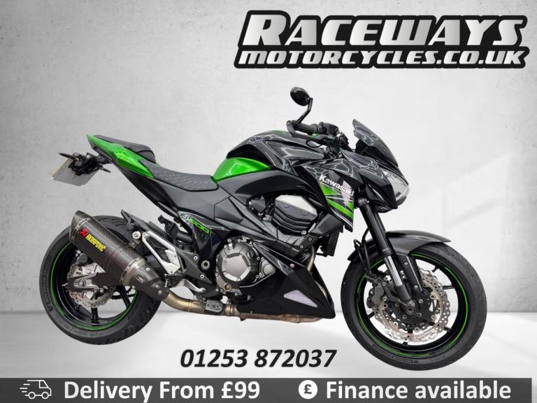 image for KAWASAKI Z800 2016 66 REG 20,378 MILES GREEN USED MOTORCYCLE 806CC