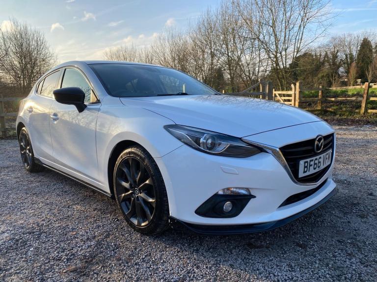 2016 Mazda Mazda3 2.0 SKYACTIV-G Sport Black Euro 6 (s/s) 5dr HATCHBACK Petrol Manual