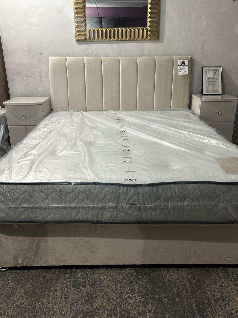 --100% GUARANTEED PRICE!--BRAND NEW-Double Bed With Orthopaedic Mattress-Single Bed-Mattress option
