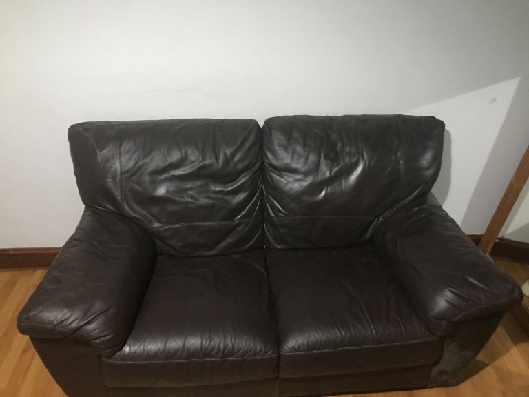 Leather armchair x2