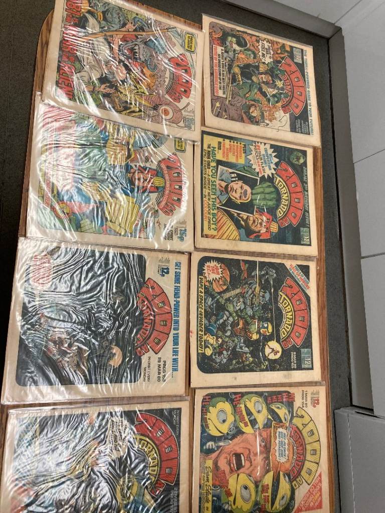 JOB LOT COMIC MAGAZINES FROM 1980`S X 62 VINTAGE