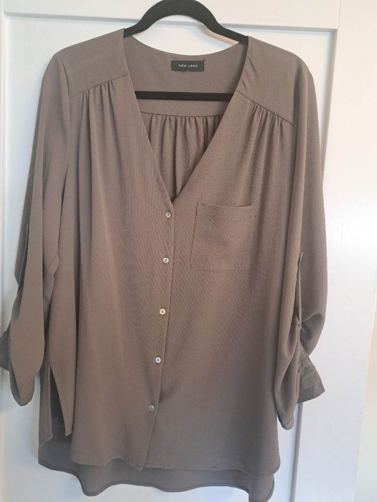 New Look ladies khaki blouse 