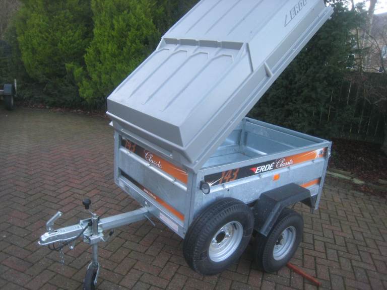 Erde 143 Classic trailer,ABS cover,Spare Wheel, Jockey wheel.