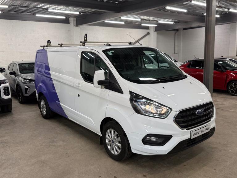 2023 Ford Transit Custom 23 REG Custom 2.0 EcoBlue 130 L2H1 LWB Limited Van No Vat salvage damage...