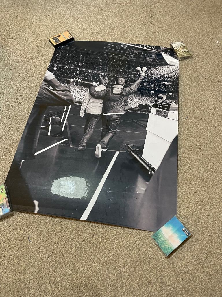 oasis live 25 tour poster - A1
