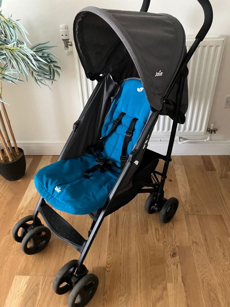 Joie Stroller Pushchair - Grey and Blue, Good Condition