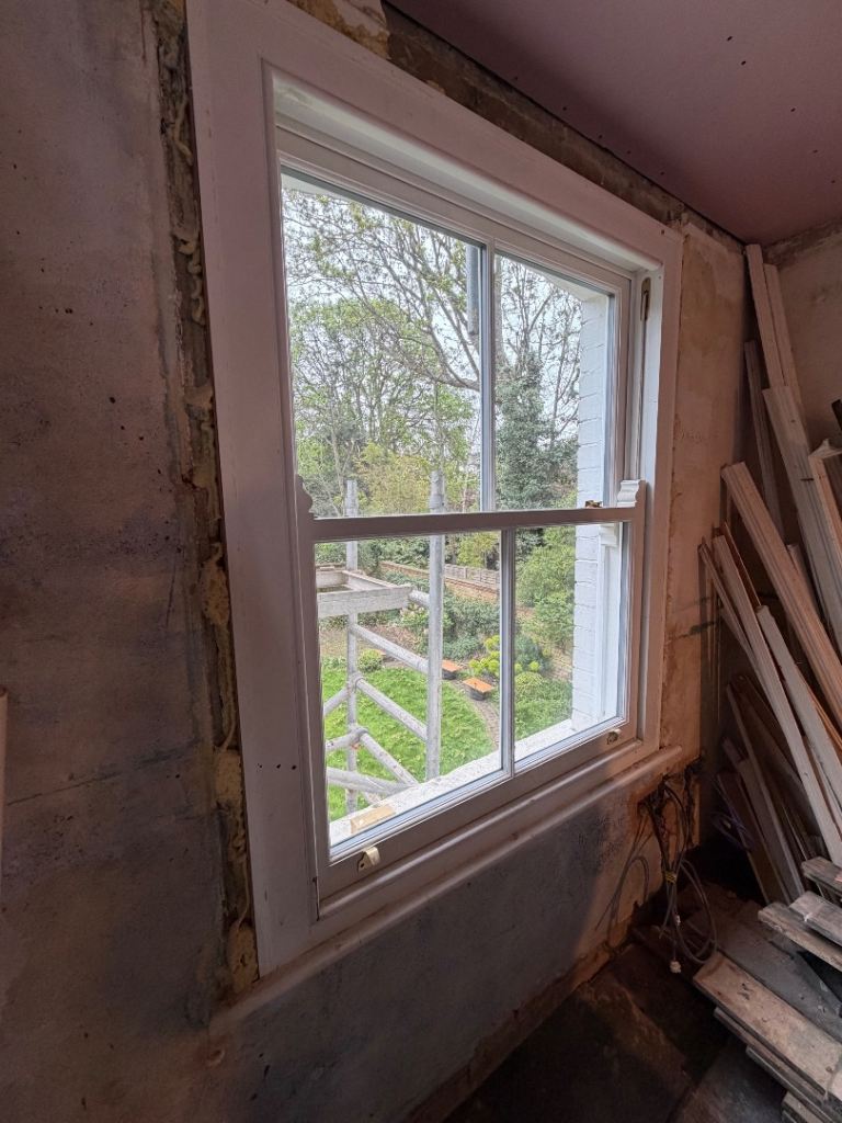 Sash window double glazed 