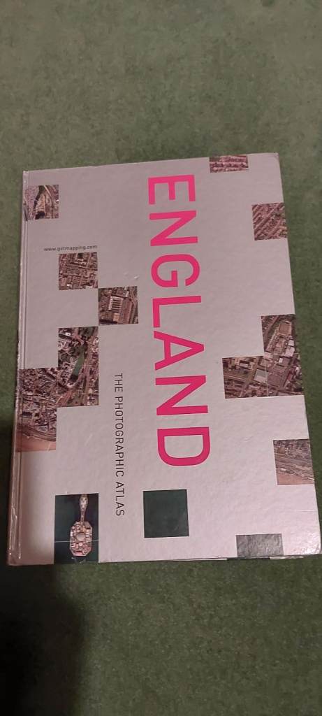  Harper Collins Publishers and Get Mapping England The Photographic Atlas.
