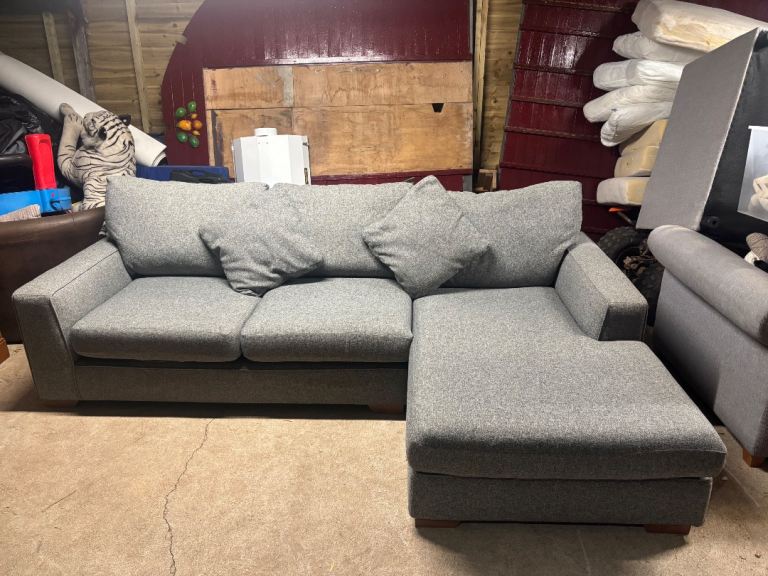 Next grey corner sofa 