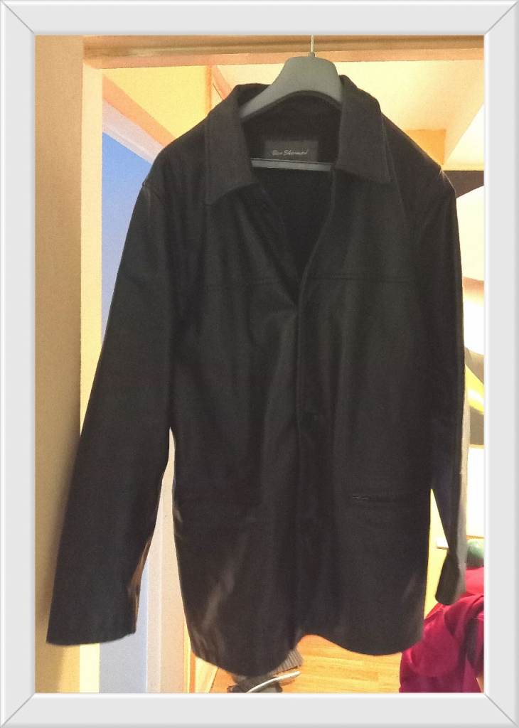 M - Ben Sherman - 32 inch length - Leather coat - vgc