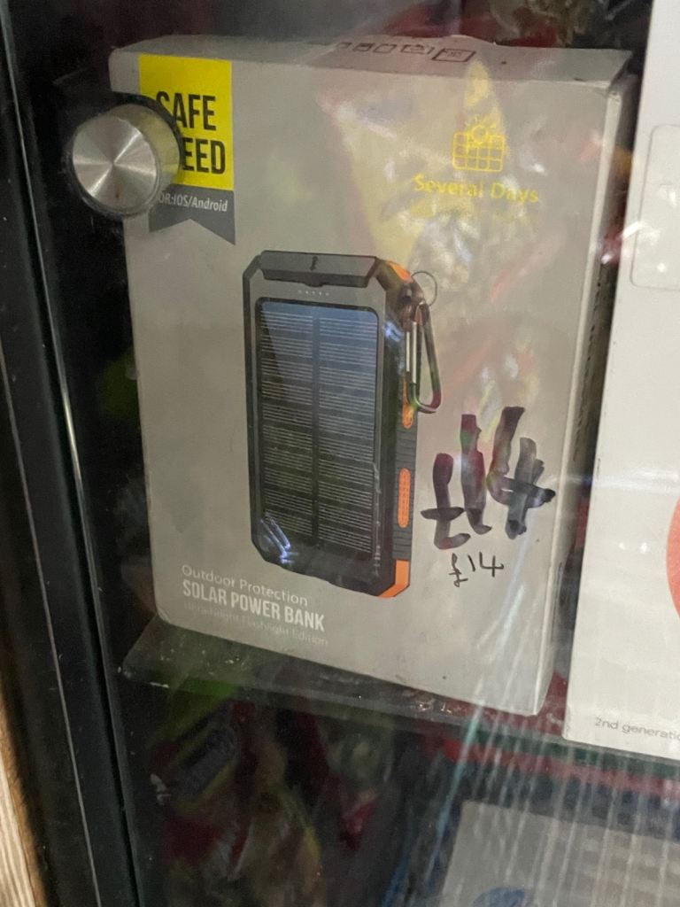 New Outdoor Protection Solar Power Bank