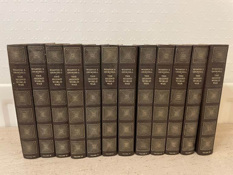 Vintage Winston S Churchill Books - The Second World War