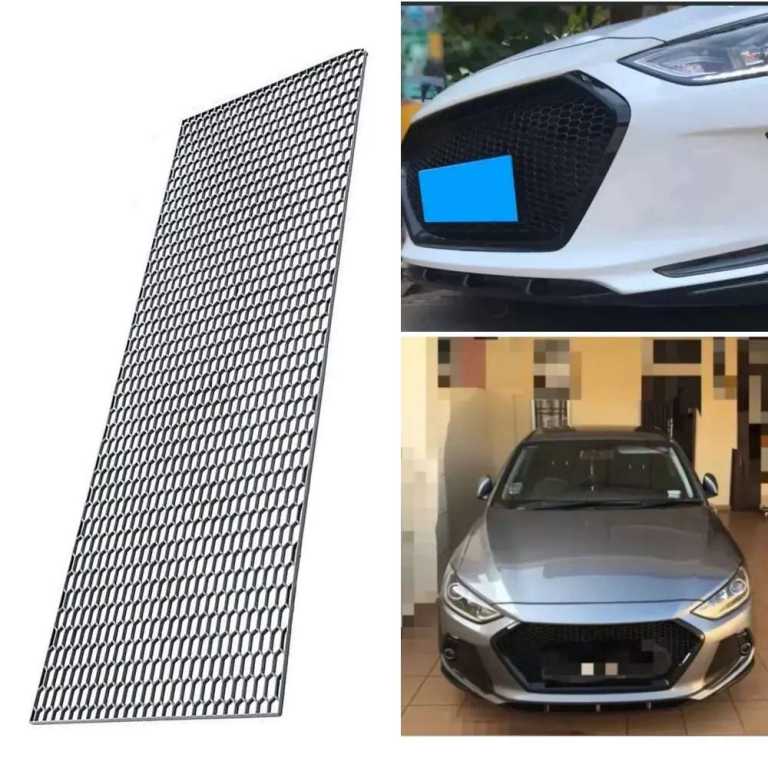Car racing honeycomb mesh spoiler bumper vent plastic grill