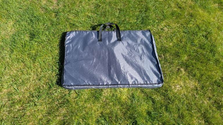 Folding camping table with bag