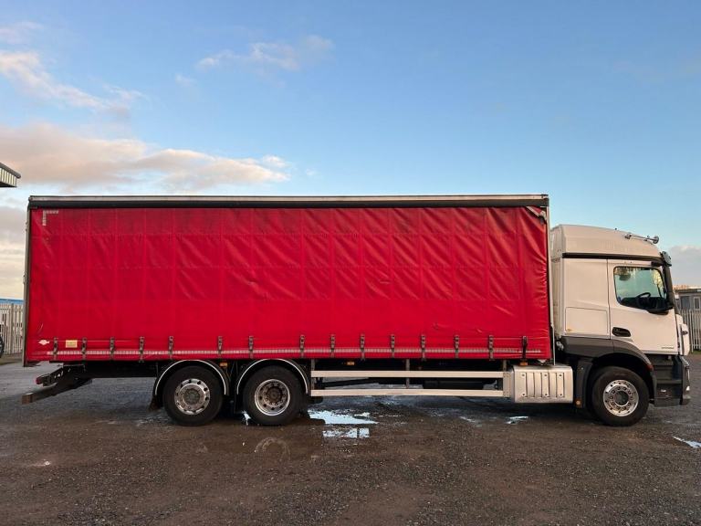 MERCEDES ACTROS 2532 *EURO 6* 26 TONNE CURTAINSIDE 2019 – BV19 JXK