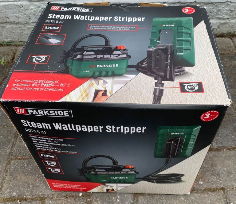 Parkside Steam Wallpaper Stripper 2300W – Fully Working