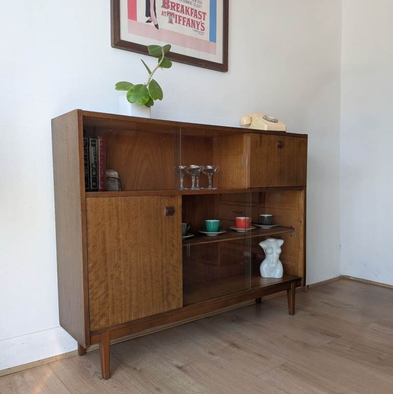 Vintage Nathan Teak Sideboard | Mid Century Highboard | 🚚Nationwide Delivery Available