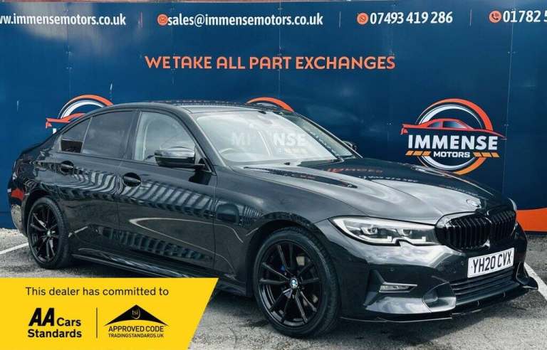 2020 BMW 3 Series 2.0 320i Sport Saloon 4dr Petrol Auto Euro 6 (s/s) (184 ps) Saloon Petrol Autom...
