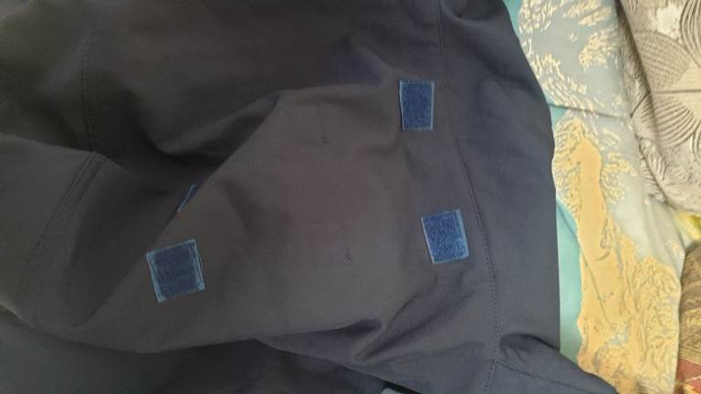 Mens or ladies navy hooded jacket/coat