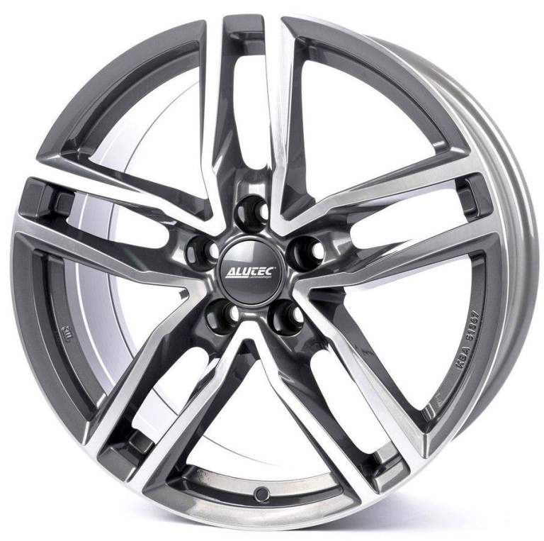 JAGUAR XF 4X 20'' ALUTEC IKENU GRAPHITE GREY POLISHED NEW ALLOY WHEELS