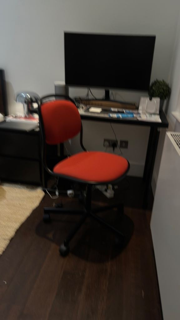 Office Chair - Dark Orange / Black 