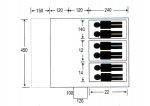 Large Tent Ground Plan – 4.8m x 2.4m Sleeping Area
