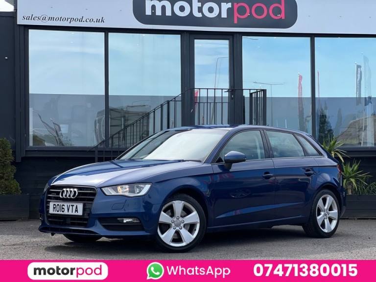 2016 Audi A3 2.0 TDI Sport Sportback 5dr Diesel S Tronic quattro Euro 6 (s/s) (Nav) (184 Hatchbac...