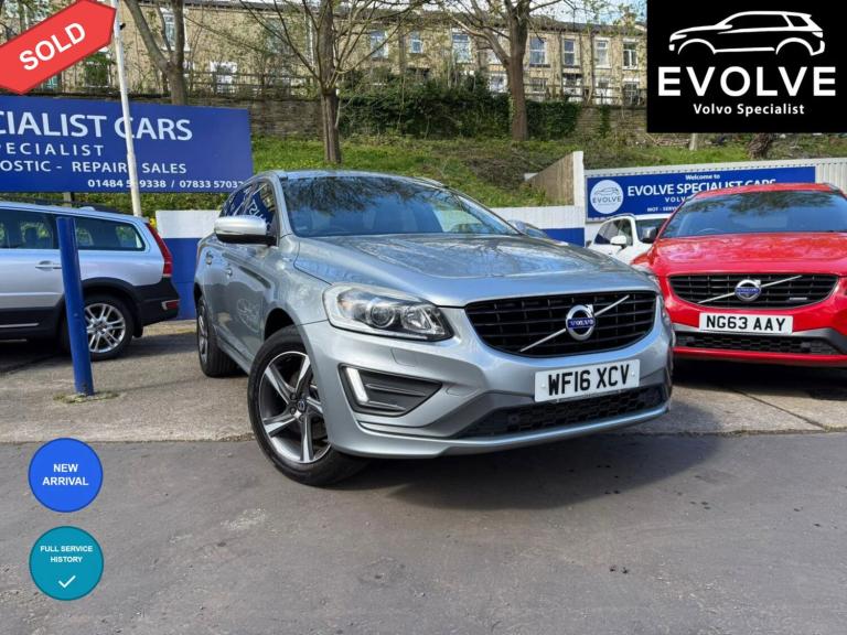 2016 Volvo XC60 2.4 D5 R-Design Lux Nav SUV 5dr Diesel Auto AWD Euro 6 (s/s) (220 ps) SUV Diesel ...