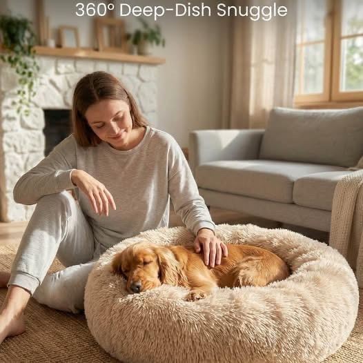 Brand new Dog or cat bed super soft medium size 60x60 cm £10 have 2 for sale Plymouth 