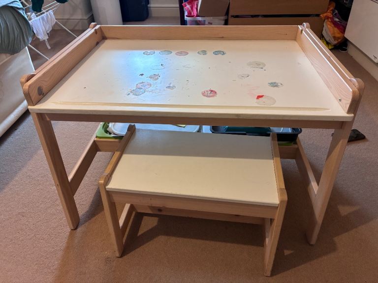 Ikea Children Table and Bench seat 