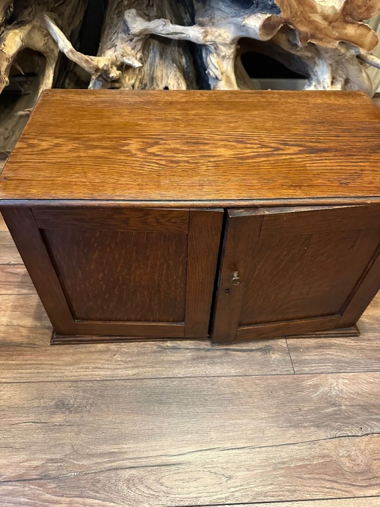 Oak vintage record cabinet £30