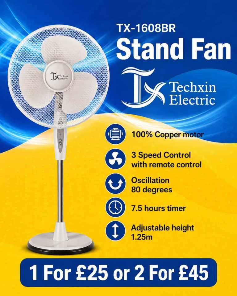 Fan with remote control