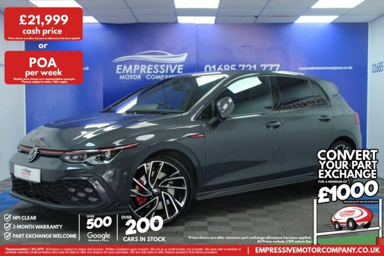 2020 70 VOLKSWAGEN GOLF 2.0 TSI GTI HATCHBACK 5DR PETROL DSG EURO 6 (S/S) (245 P