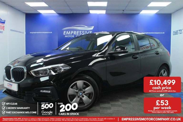 2019 69 BMW 1 SERIES 1.5 118I SE HATCHBACK 5DR PETROL MANUAL EURO 6 (S/S) (140 P