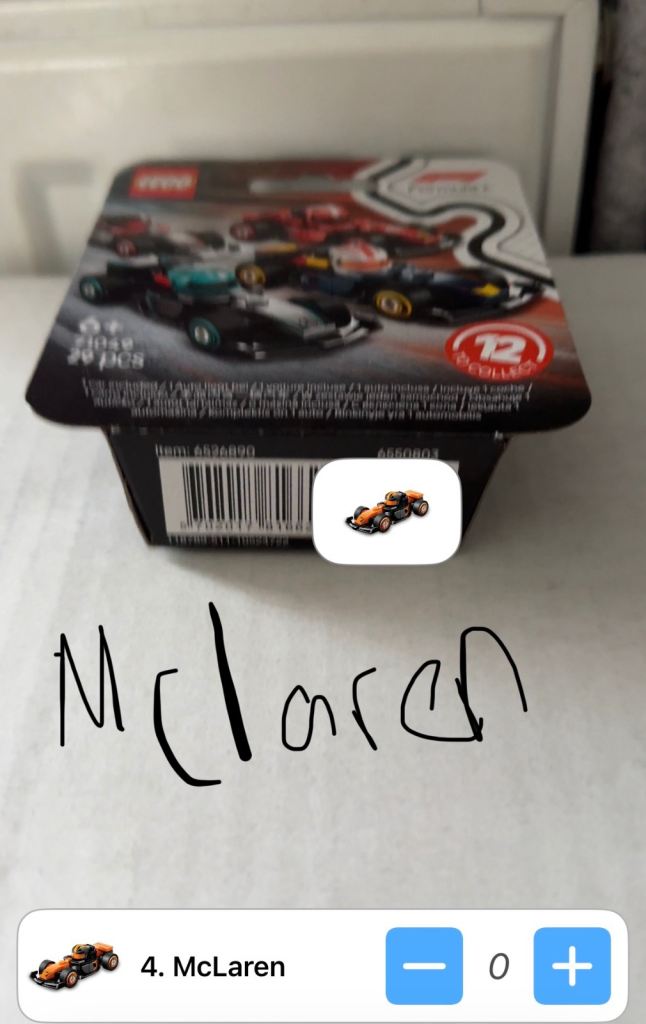 LEGO 71049 F1 Minifigure - McLaren