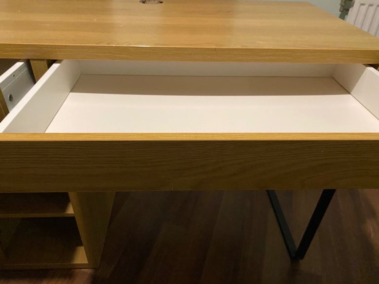 IKEA Micke desk - brown oak effect