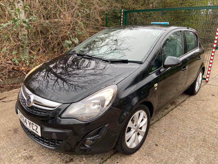 2014 Vauxhall Corsa 1.2 Excite 5dr [AC] Black 75k Miles FSH Years MOT Warranty HATCHBACK Petrol M...