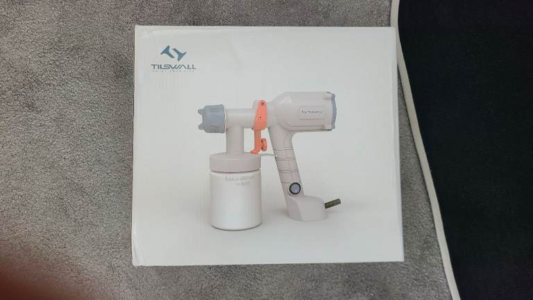 Electric Paint Sprayer Ultra-Light 2 Nozzles & 4 Patterns Easy to Clean BRAND NEW