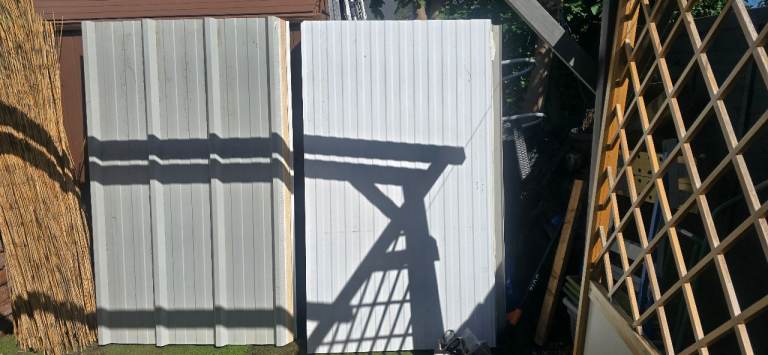 Insulated Metal Roofing Sheets with Fixings – Good Condition