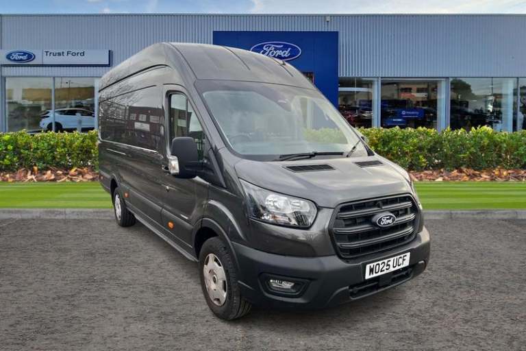 2025 Ford Transit 350 Trend L4 H3 ELWB High Roof RWD 2.0 EcoBlue 165ps DAP Jumbo Manual Panel Van...