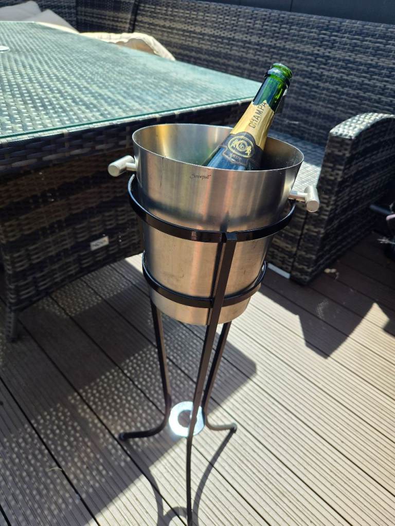 Wine Cooler Bucket with Stand – Good Condition