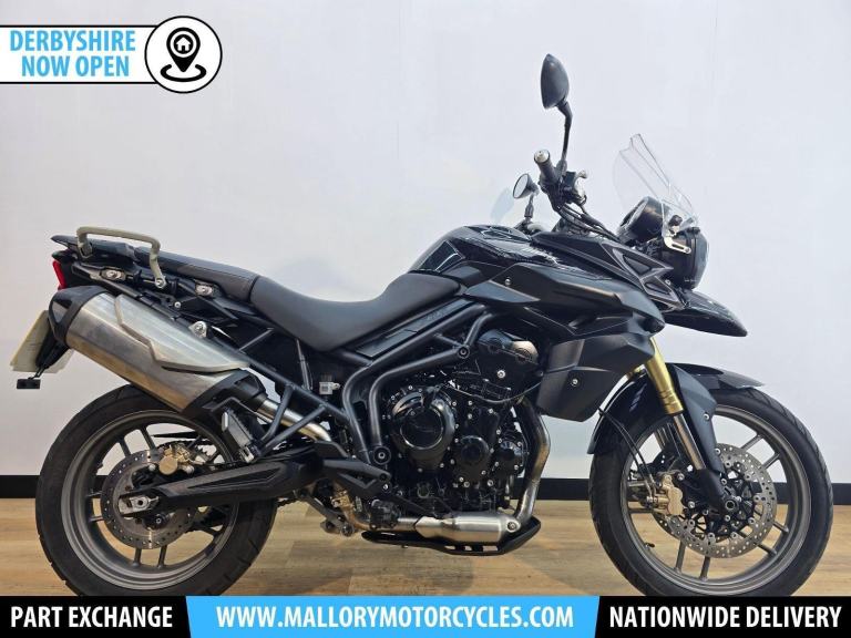 Triumph Tiger 800 Black 2011 - Clear Screen, Low Mileage