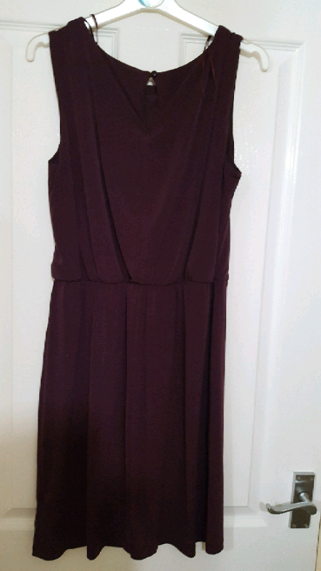 Burgundy dress