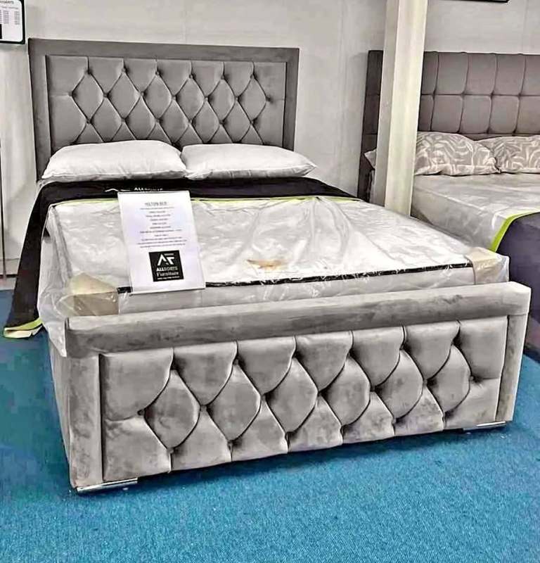 4ft6 Double Heaven Hilton Bed! Available With Orthopedic Memory Foam Mattress - Cash On Delivery