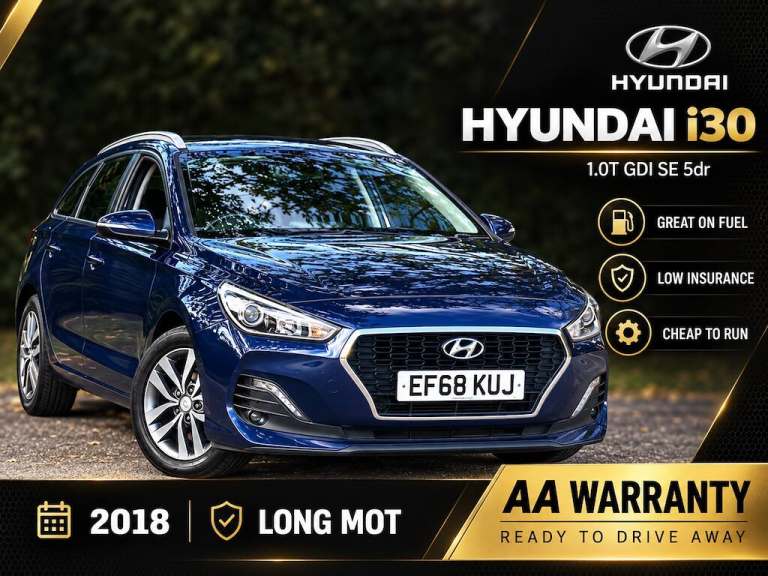 2018 Hyundai i30 1.0T GDI SE 5dr Estate Petrol Manual