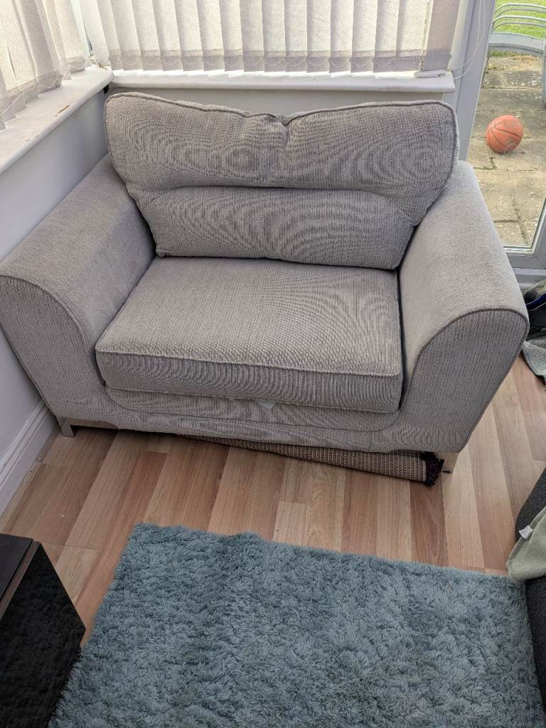 Small grey sofa