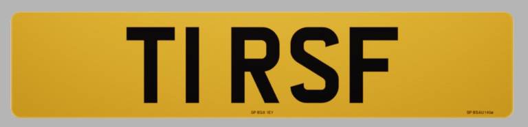 T1 RSF - Private Number Plate - Ford RS Focus Fiesta etc nice short 1 plate