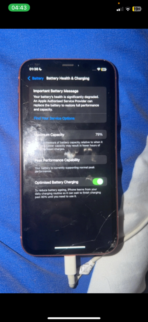Apple iPhone XR Orange - Fair Condition, 79% Battery Health