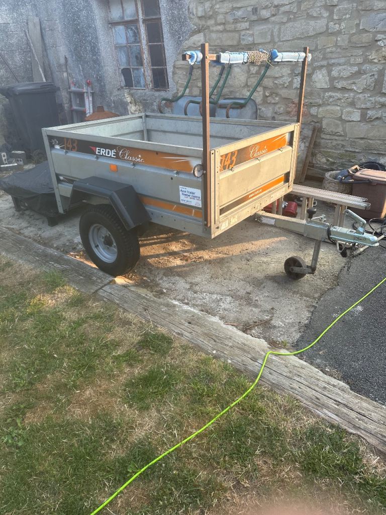 Erde 143 tipper trailer 