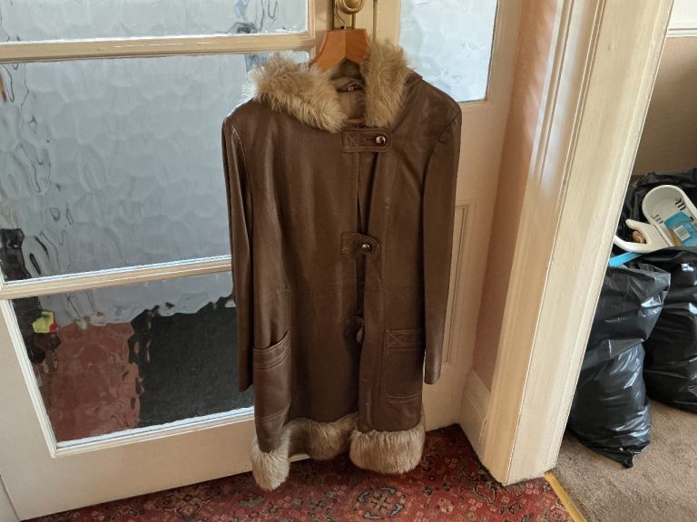 Vintage leather coat